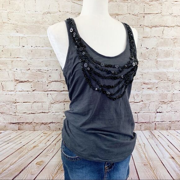 J. Crew Tops - J. Crew Embellished sequin tank top